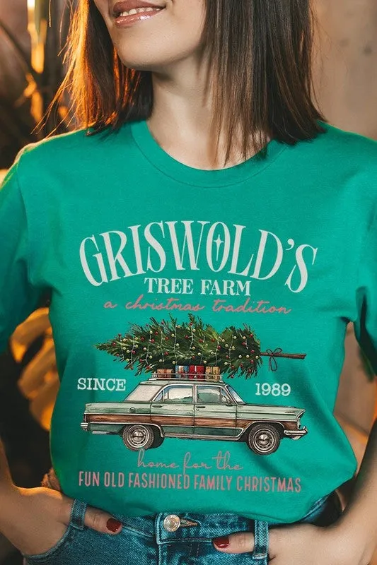 Griswold Christmas Tree Farm Graphic Tee