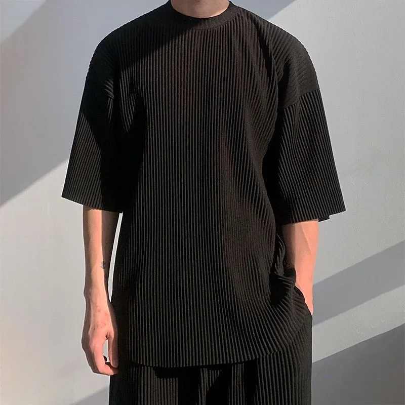 GS No. 67 Pleated Oversized T-shirt