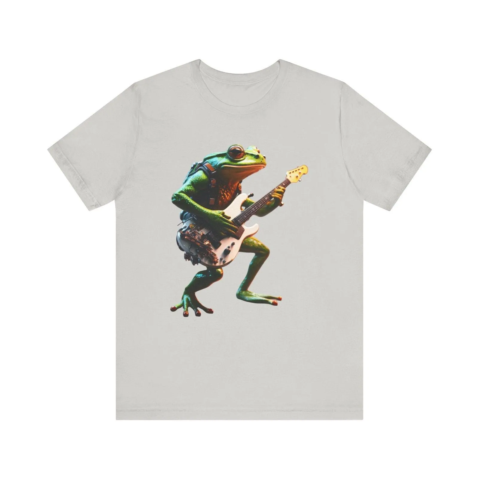 Hip Hop Frogtastic Guitarist T Shirt