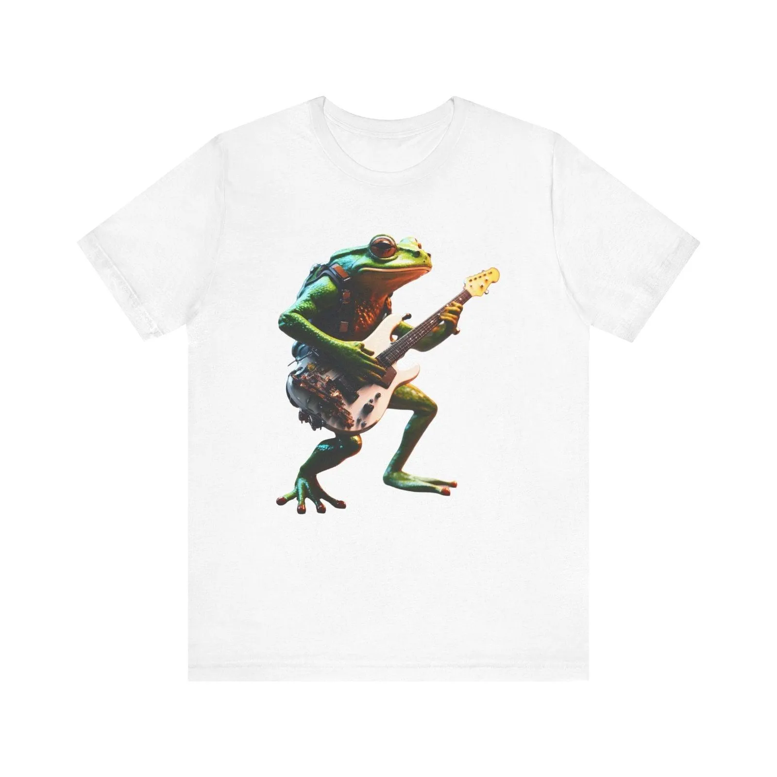 Hip Hop Frogtastic Guitarist T Shirt