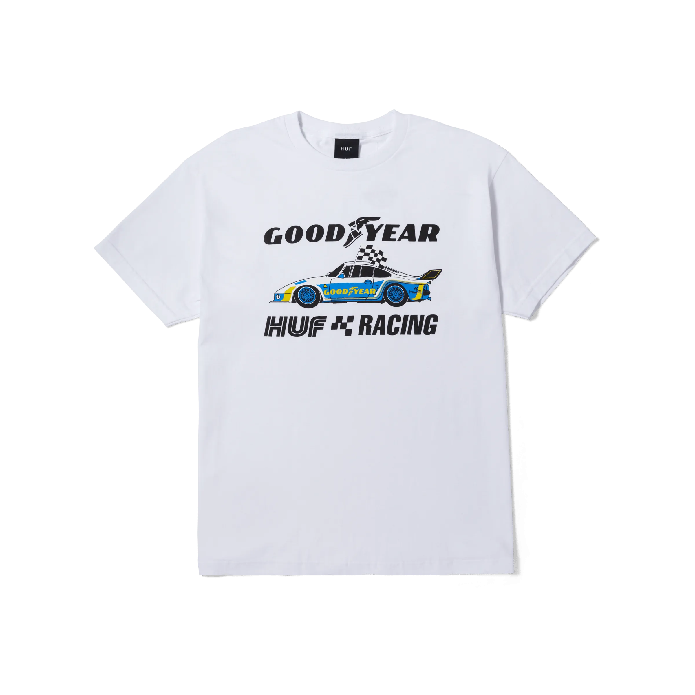 HUF x Goodyear Checkered Flag T-Shirt