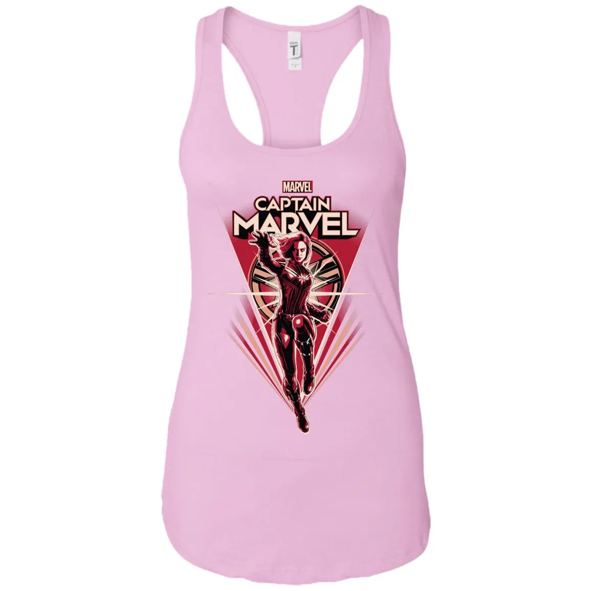 Marvel Captain Marvel Retro Style Flight Women Tank Top