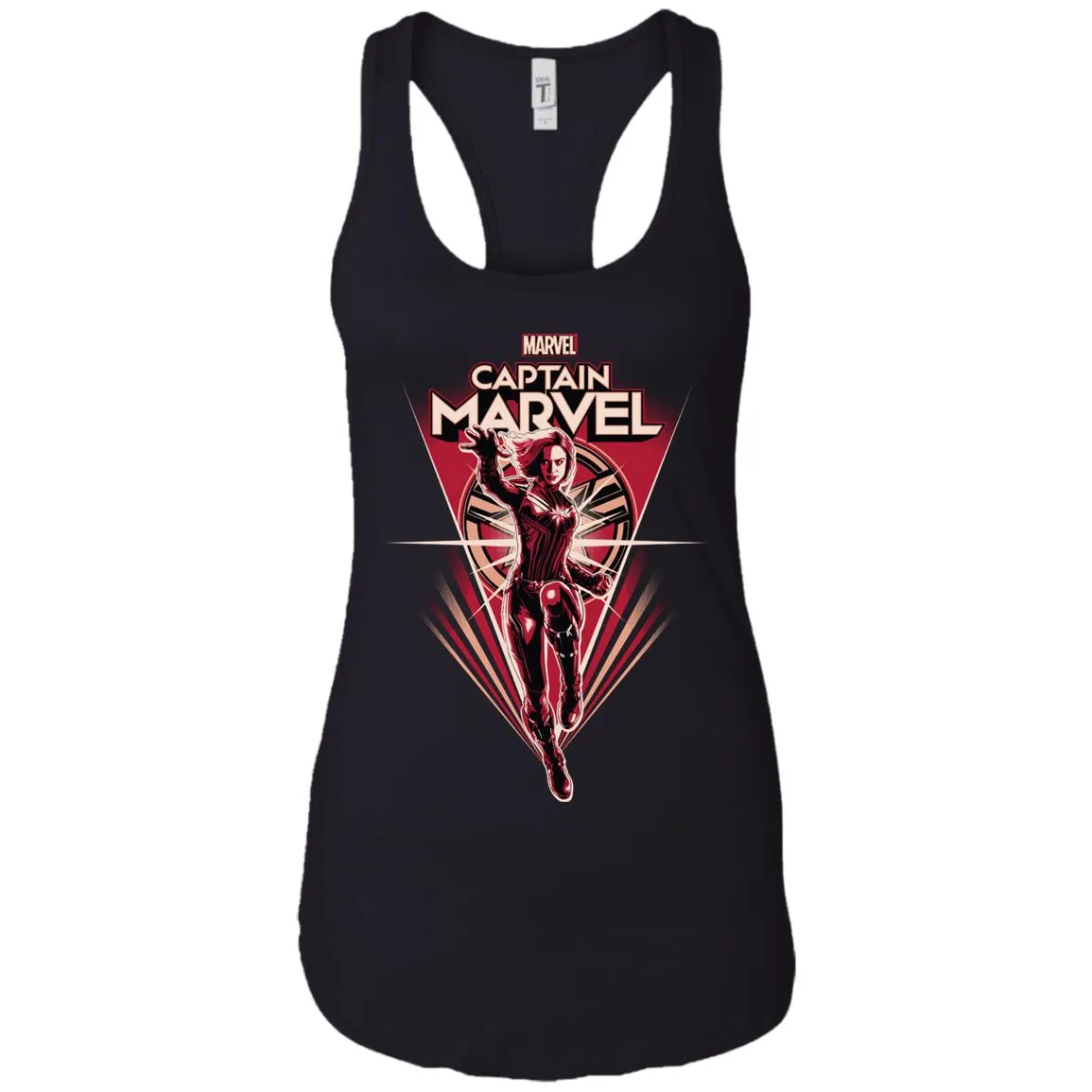 Marvel Captain Marvel Retro Style Flight Women Tank Top