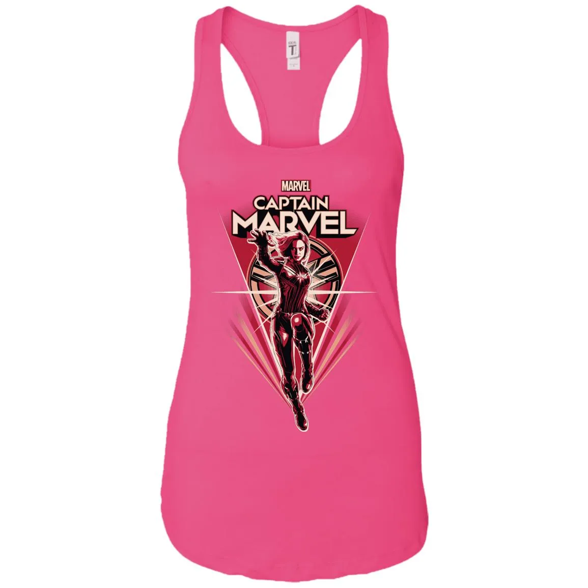 Marvel Captain Marvel Retro Style Flight Women Tank Top