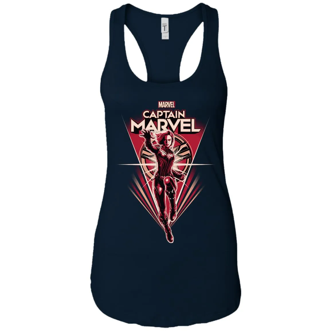 Marvel Captain Marvel Retro Style Flight Women Tank Top