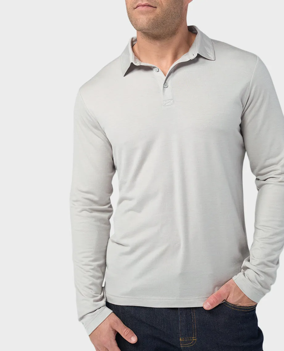 Men's Alpin Lightweight Merino Polo LS