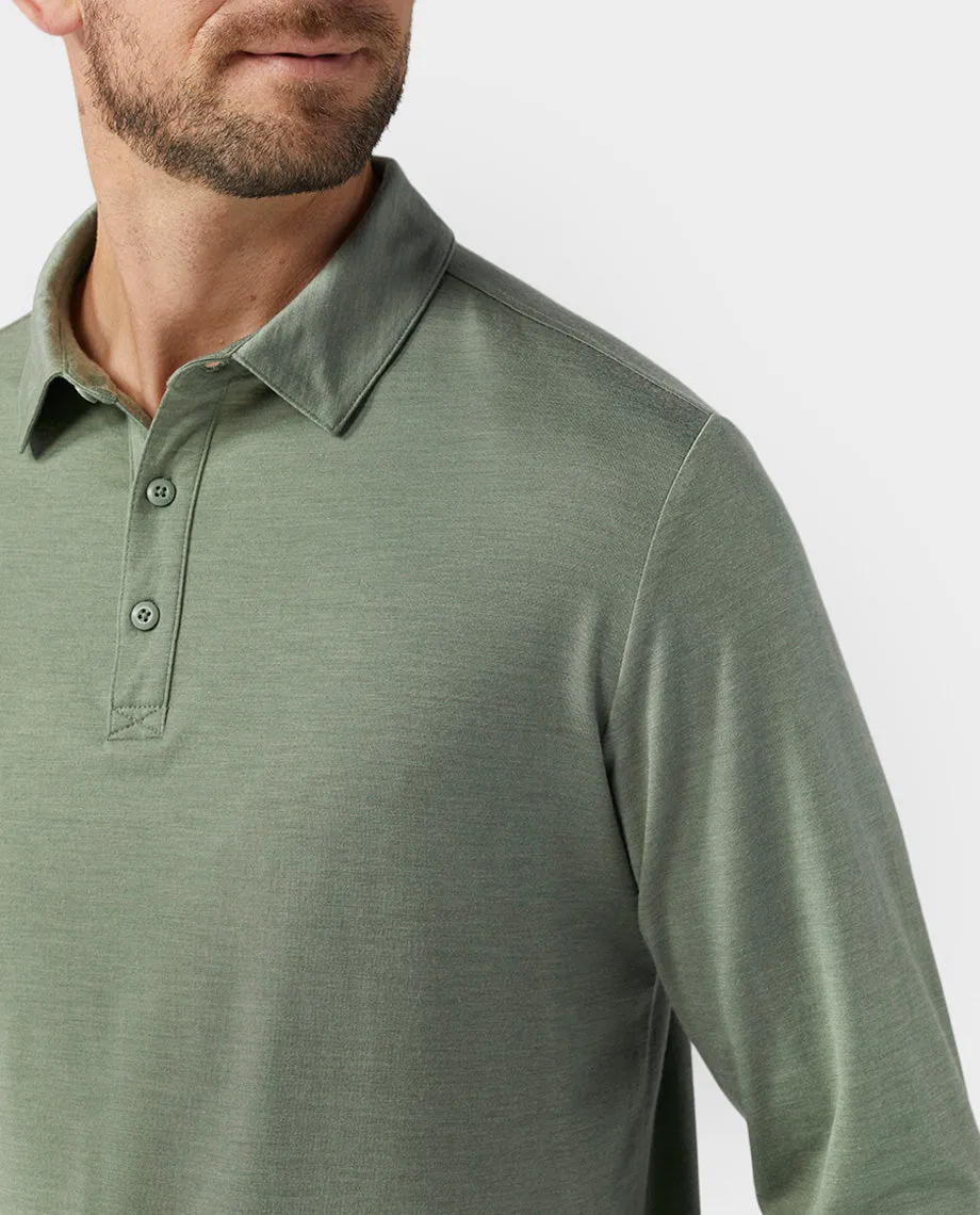 Men's Alpin Lightweight Merino Polo LS