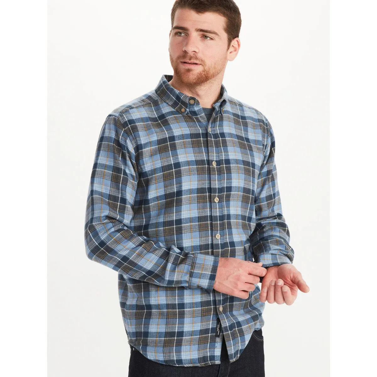 Men's Harkins Lightweight Flannel Long-Sleeve Shirt