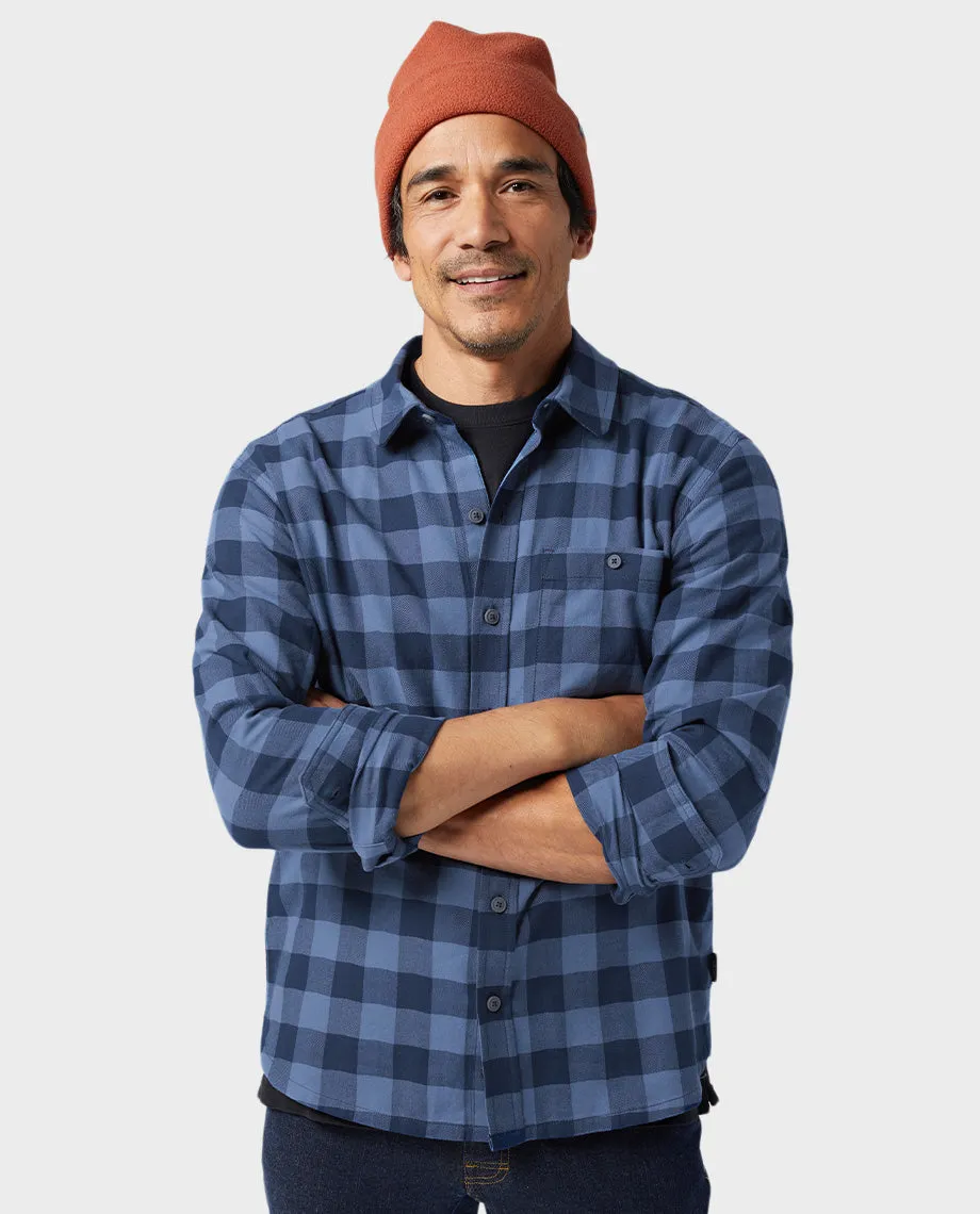 Men's Miter Stretch Lightweight Flannel Shirt