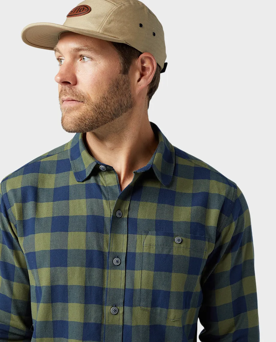 Men's Miter Stretch Lightweight Flannel Shirt