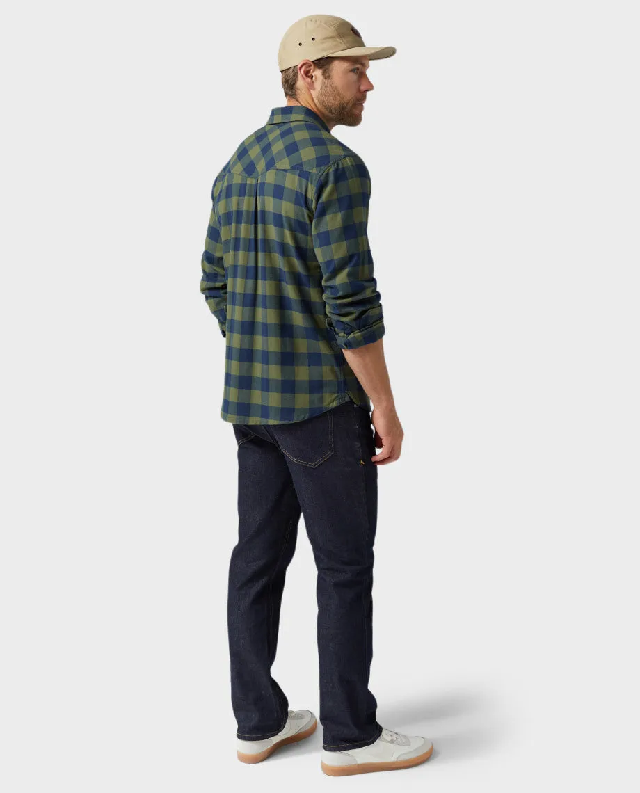 Men's Miter Stretch Lightweight Flannel Shirt