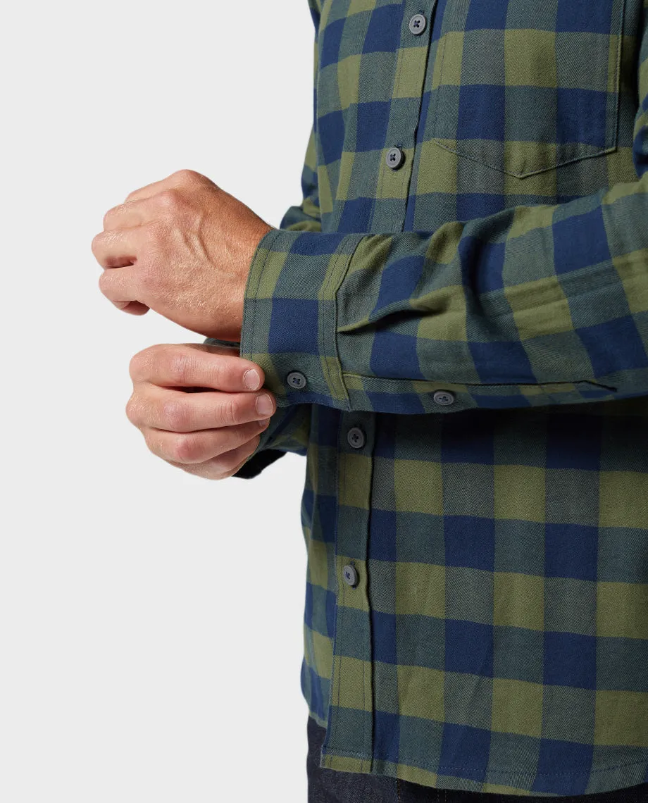 Men's Miter Stretch Lightweight Flannel Shirt