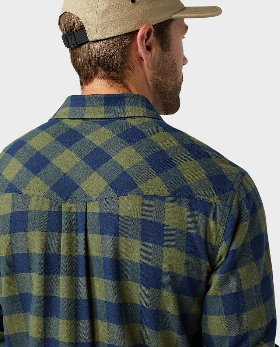 Men's Miter Stretch Lightweight Flannel Shirt