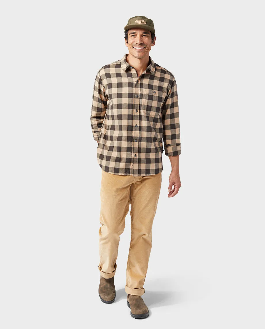 Men's Miter Stretch Lightweight Flannel Shirt