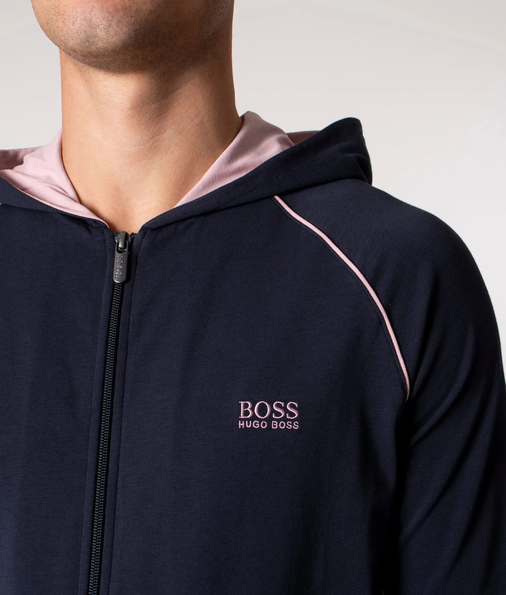 Mix and Match Lightweight Zip Through Hoodie