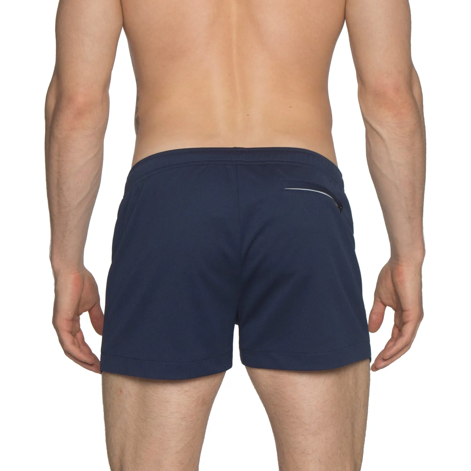 Navy 3" Solid P-Town Short