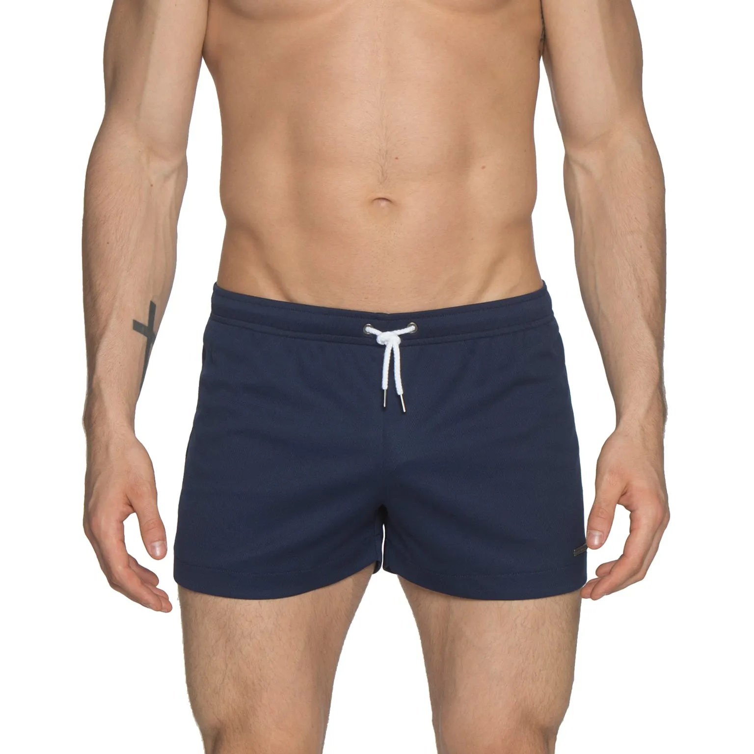 Navy 3" Solid P-Town Short