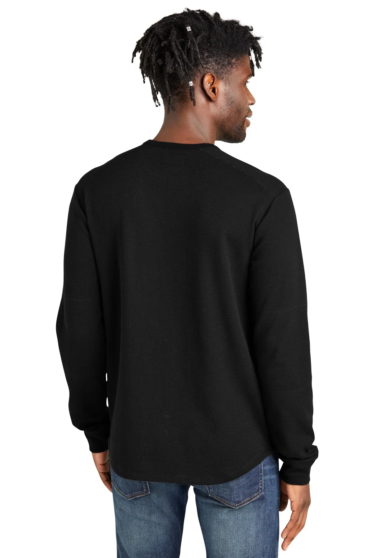 New Era Thermal Long Sleeve Custom T Shirts, Black