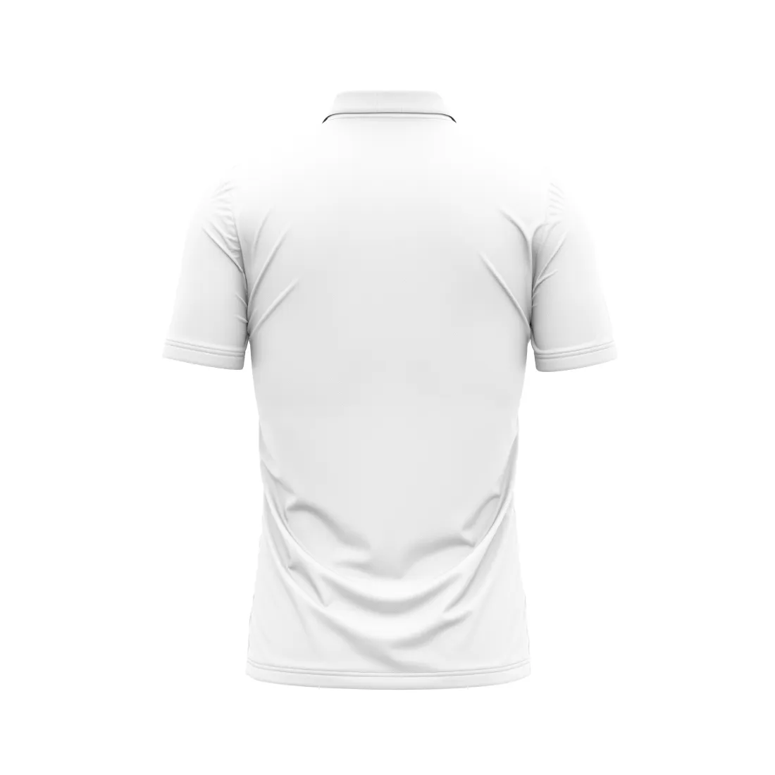 Next Print Customized Polo Neck White Jersey NPTS92