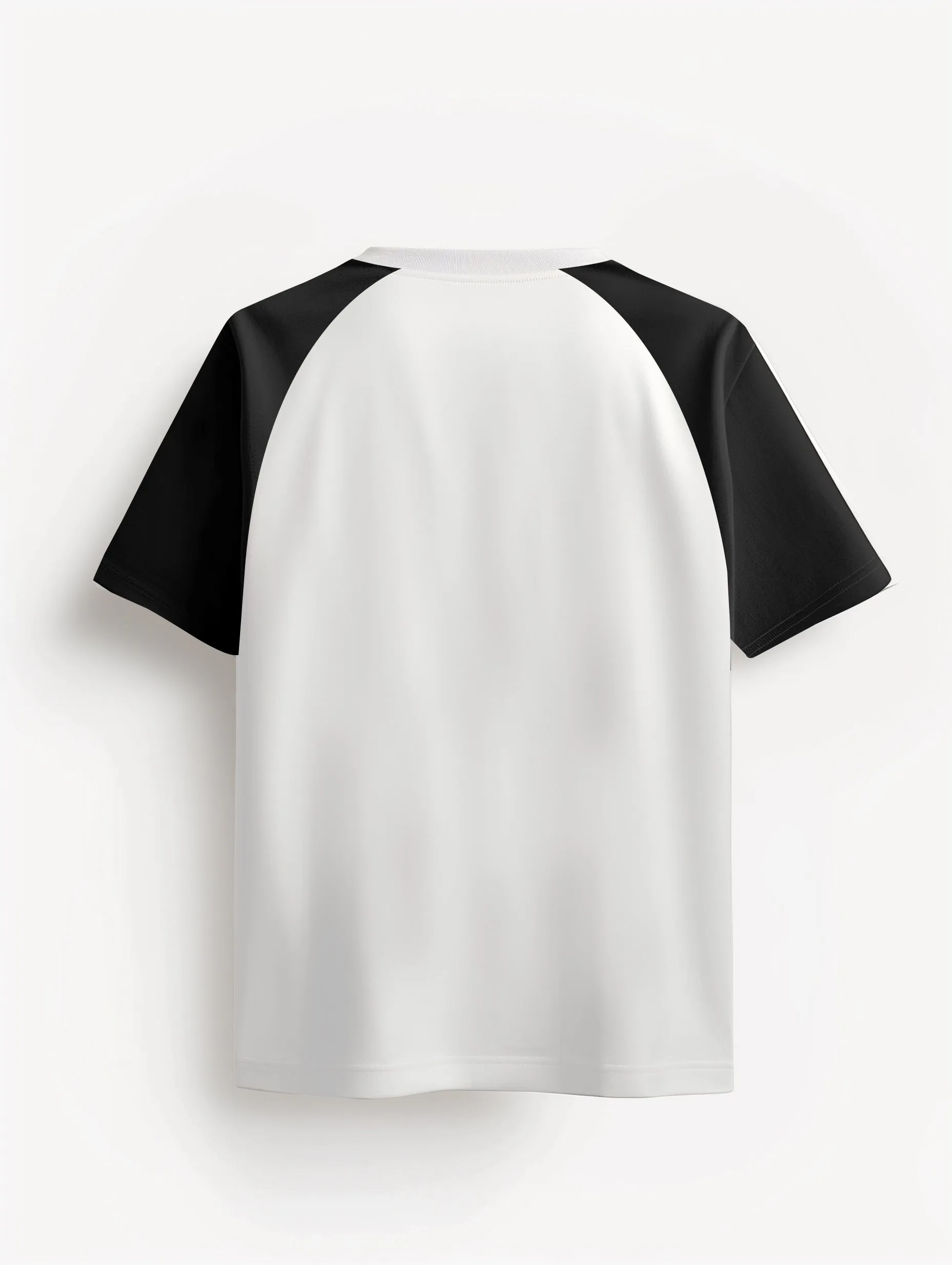 Orange White Black Colourblock Plus Size T-shirt