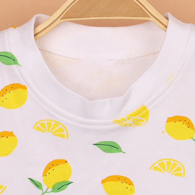 Organic Cotton Co-Ord Set For Kids | T-Shirt & Shorts | Yellow