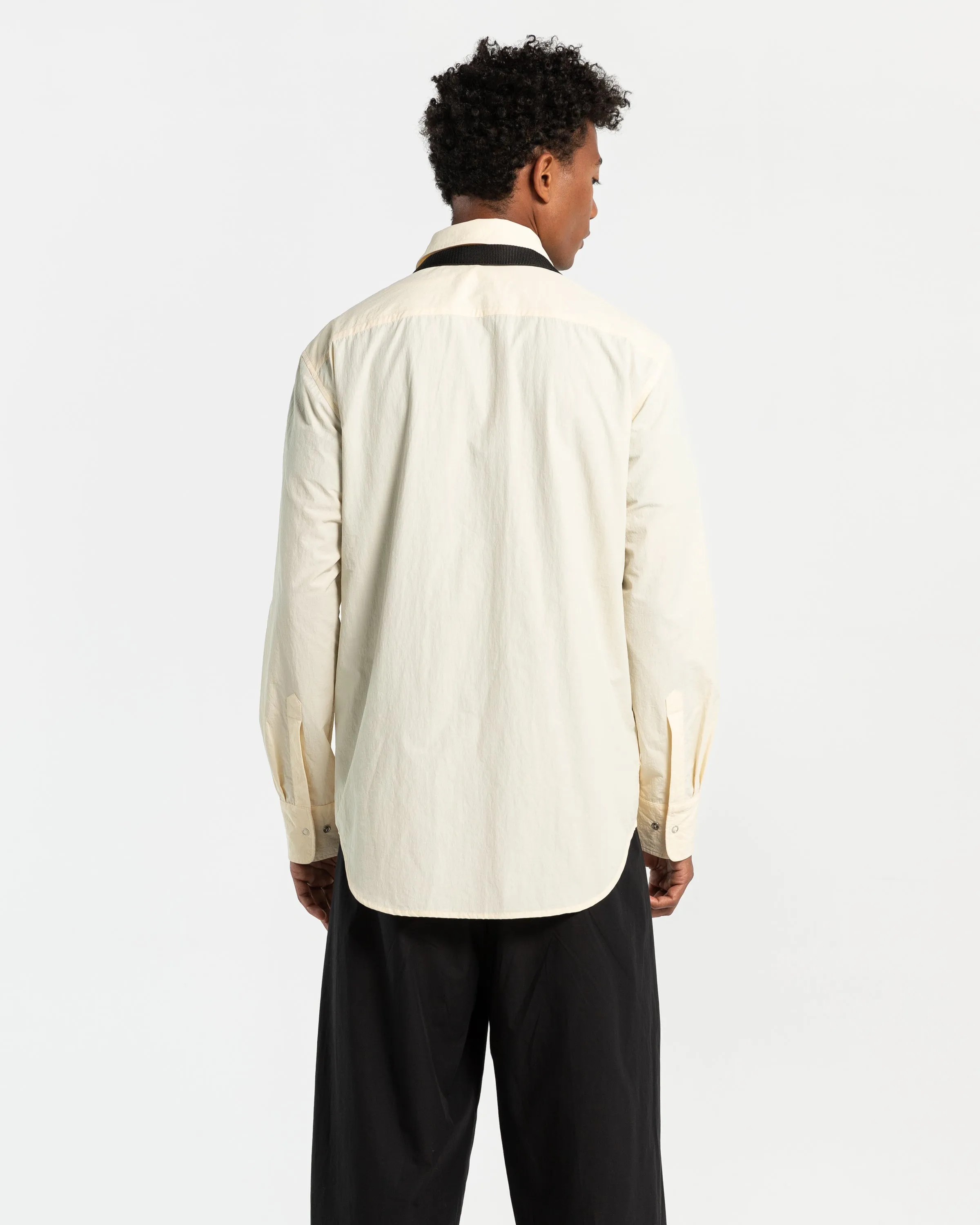 Packable Shirt in Cream