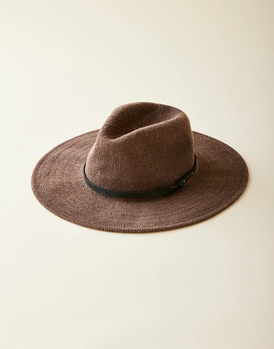 Panama Hat: Dark Brown