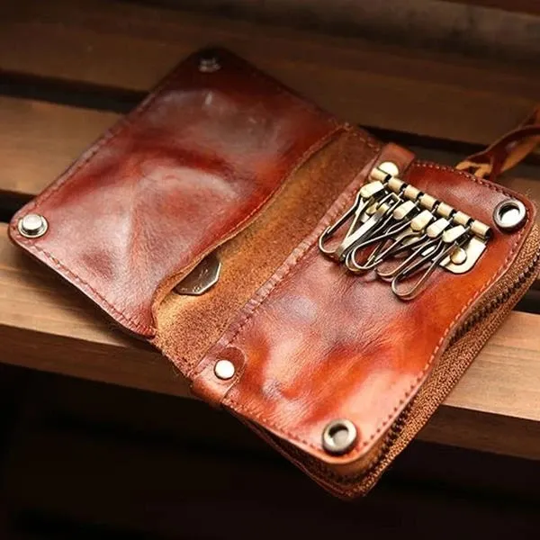 Retro Short Bifold Small Front PocketT Wallets