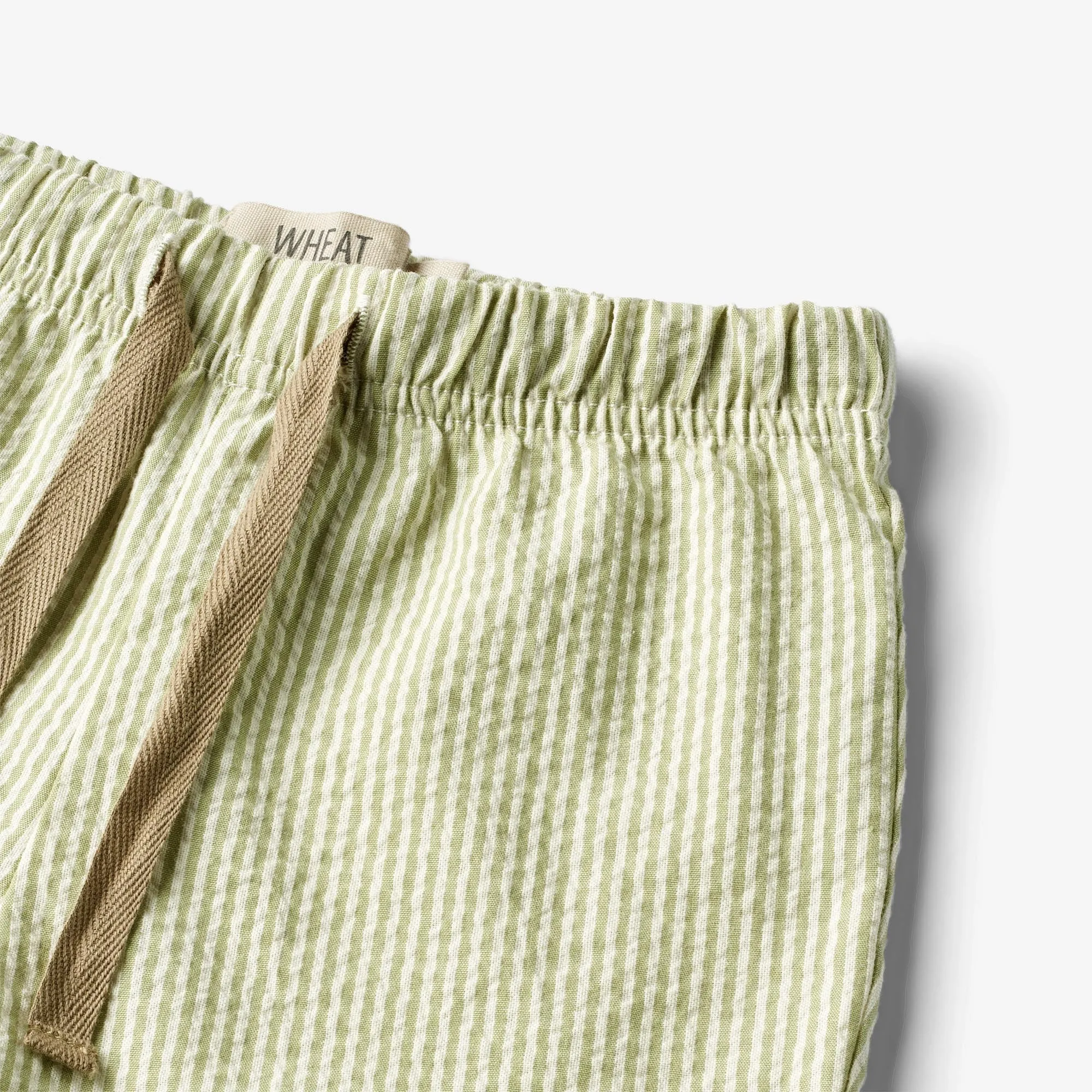 Shorts Milton - green stripe