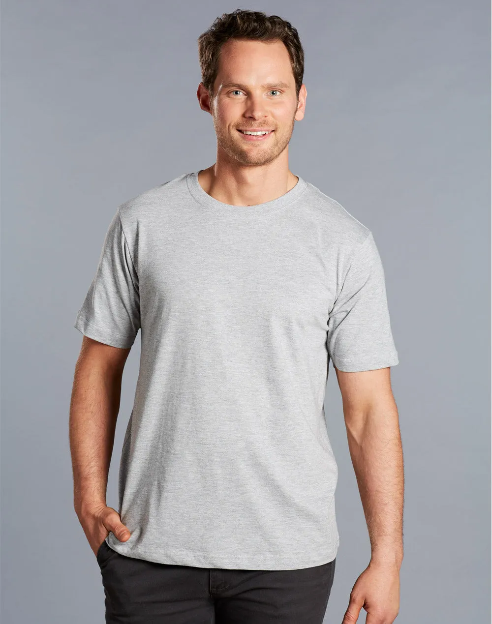 [TS37] Men's Cotton Semi Fitted Tee