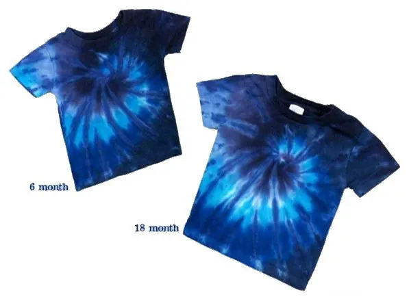 Twilgiht Tie Dye Infant Shirt tie dyed t-shirt