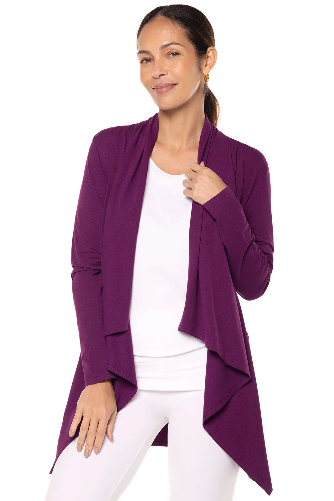 Women's Marietas Sun Wrap  |  Rich Plum