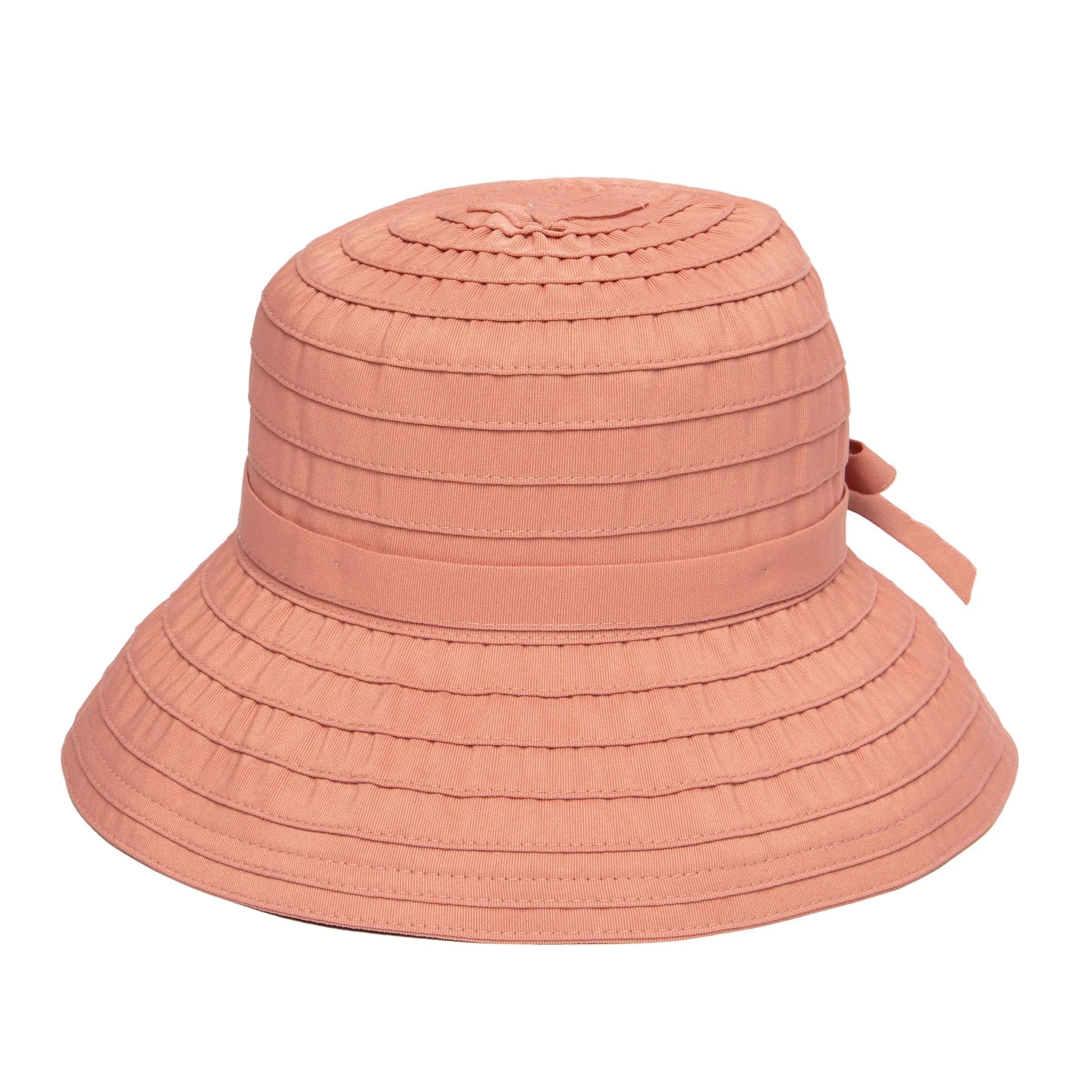 Women's ribbon bucket with adjustable tie