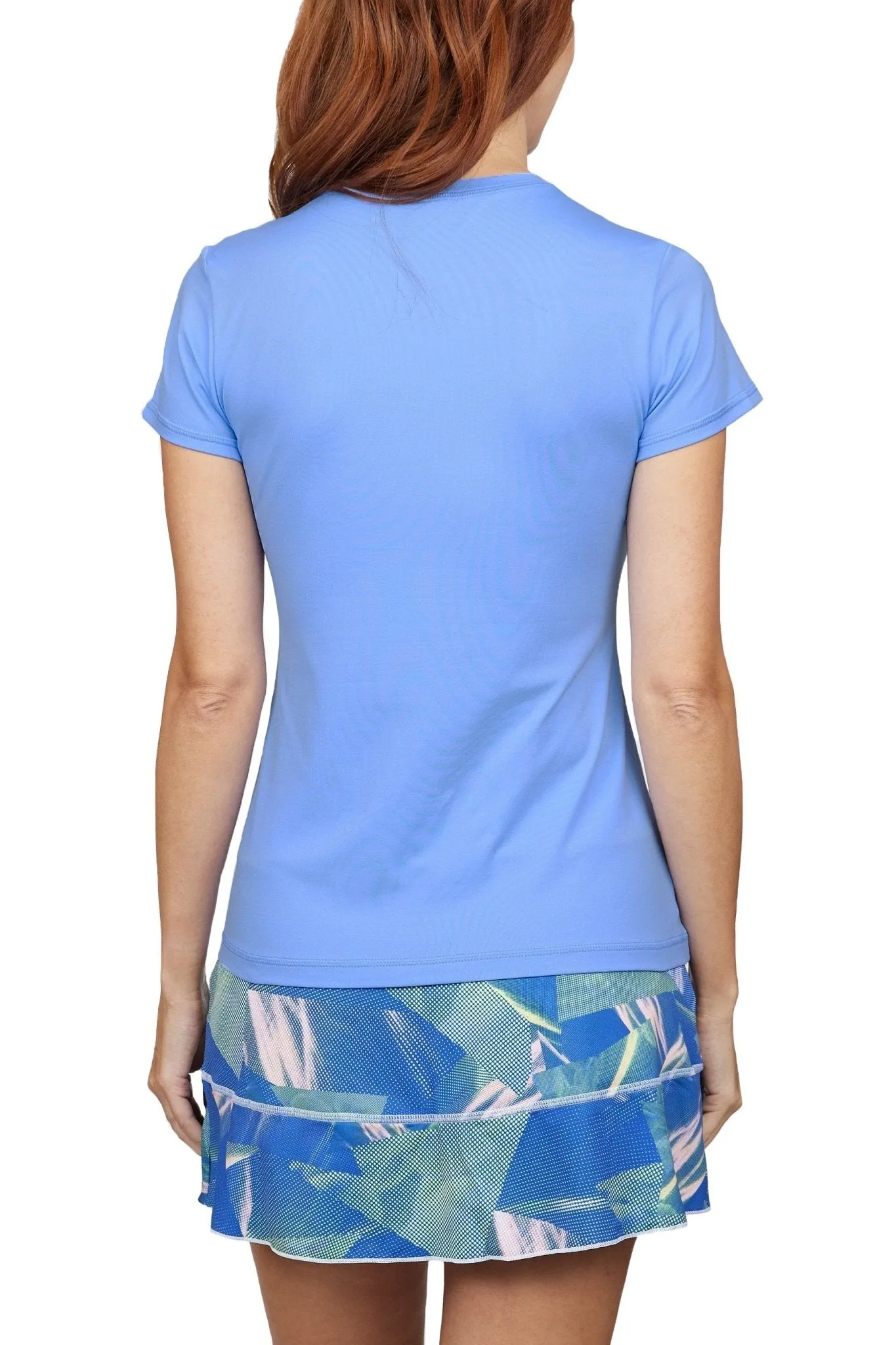 Women's Short Sleeve Tennis Top - UV Colors